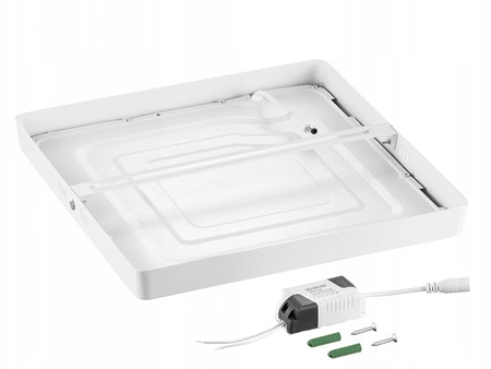 LED-Panel-Deckenleuchte 24W 1920lm 2700K Warm-Anbau Quadratisch Weiß Proma Masterled