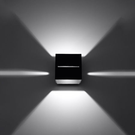 Wandleuchte LOBO G9 Cube Up-Down Modern Schwarz SOLLUX