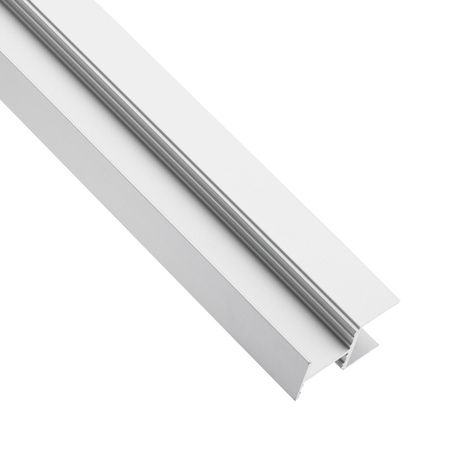 Aluminium-Anodierter Möbelprofil für LED-Streifen KM48, Regaloberfläche 2m Silber LUMILED