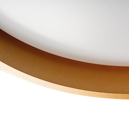 LED Plafond SOLN Deckenleuchte 17,5W Schwarz-Gold KANLUX