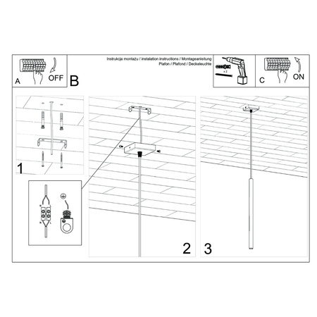 Hängelampe Tuba Spot G9 Beige Pastelo Ocean Green SL.1512 Sollux