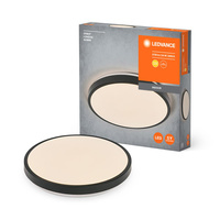 LED-Deckenleuchte Plafond Aufbaulampe 24W 1450lm 3000K Warm Schwarz 39cm Orbis Ledvance