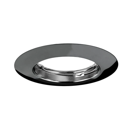 Opin GOLDLUX (Polux) feste Deckenleuchte rund schwarzes Perlmuttmetall GU10