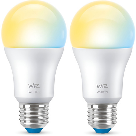 2x LED-Lampe E27 A60 8W = 60W 2700-6500K SMART WiFi WiZ