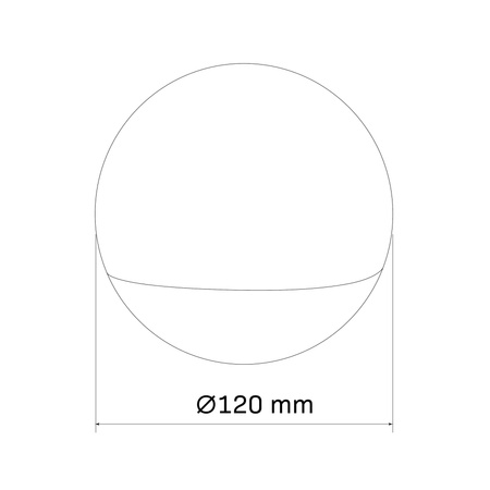 Garten Tischlampe LED KULA PAKO 12cm Warm Weiß Modern