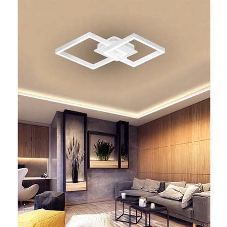 Kronleuchter Deckenleuchte LED 70W CCT GALAXIS HERKULES Weiß + Controller Fernbedienung