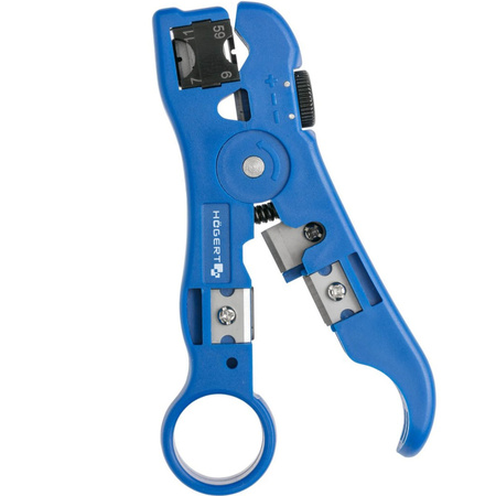 Kabelabisolierzange Verstellbares 2-Klingen-Universalmesser Hoegert Technik
