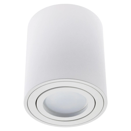 Bewegliche GU10-Leuchte für oberflächenmontierte Halogen-Spotröhren rund weiß 84 mm