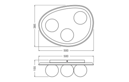 Dekorative G9 Spot Braun Dekor Ledvance Deckenleuchte