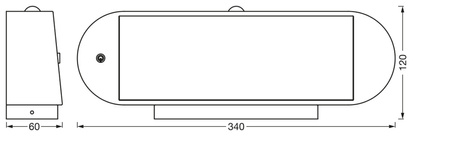 ENDURA Solar-Wandleuchte mit Sensor 6W 4000K LEDVANCE