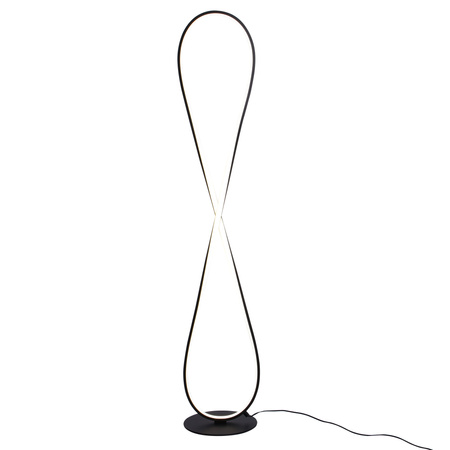 LED Stehleuchte Stehend 32W 3800lm 4000K Neutral Schwarz INFINITO Sanico Goldlux