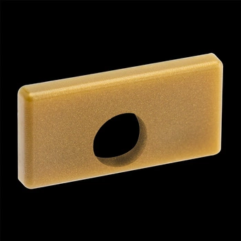 Endkappe für Aufputzprofil MINI Aufputz mit Loch Kunststoff, Gold LUMILED