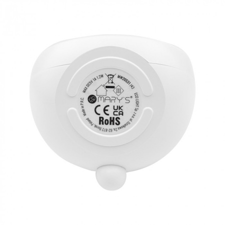 Elektronischer Babywecker Weiß USB Wiederaufladbar 1200mAh MARY'S BEAR