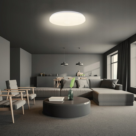 PLAFON LED 49cm runde Deckenleuchte RGBW 3000K-6500K + Fernbedienung BLUETOOTH-Lautsprecher