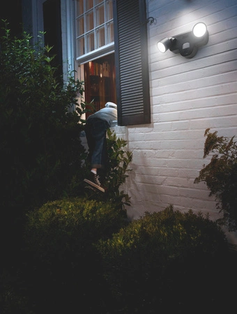 Gartenlampe LED-Wandleuchte 16W 3000K Warm IP44 SMART+ mit WiFi-Kamera mit Bewegungs- und Dämmerungssensor Dimmbarer Multispot LEDVANCE