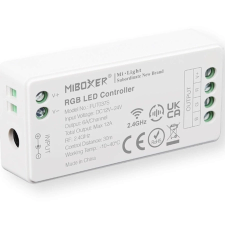 Dimmer-Controller-Empfänger LED RGB für Lichtstreifen 12-24V DC 12A FUT037S MI-LIGHT