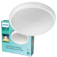 Plafond LED-Anbauleuchte DORIS 6W 2700K IP44 22cm Weiß PHILIPS