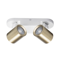 Wandleuchte Deckenleuchte Verstellbar LED GU10 Rund Weiß Gold Laurin Kanlux