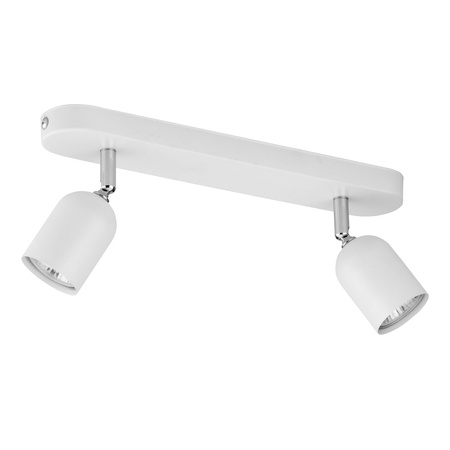 TOP WHITE Spot Weiß und Silber klassisch 2xGU10 4412 TK Lighting Deckenleuchte