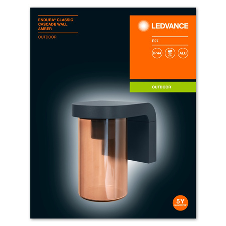 Wandleuchte E27 IP44 Endura Amber CLASSIC CASCADE WALL LEDVANCE Wandleuchte