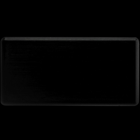 Endkappe für Aufputzprofil MINI Aufputz voll Kunststoff, Schwarz LUMILED