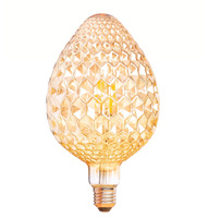 E27 G125 LED Lampen 6W=60W 560lm 2500K Warmweiß 360° Filament