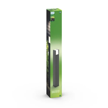 LED-Gartenleuchte für den Außenbereich ARBOR myGarden 6W 2700K IP44 Mast 77cm Anthrazit PHILIPS