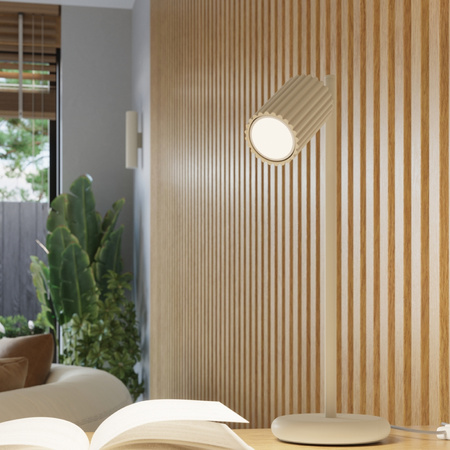 Wandleuchte Wandleuchte Reflektor Tuba Spot 2x GU10 Beige Carbon Deep Space SL.1653 Sollux