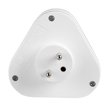 Elektrischer Netzverteiler 3x 2P+0 Dieb 3 Steckdosen mit Erdung VAYOX