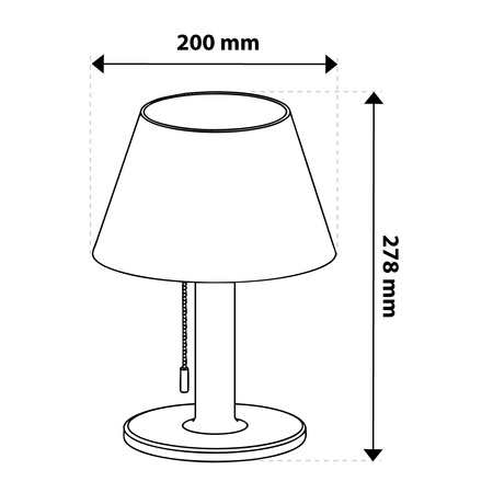Garten LED Solar Tischlampe VIOLA 4000K IP44 Modern