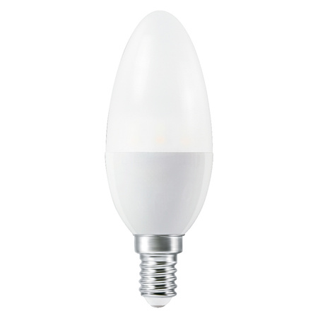 LED-Birne E14 Kerze 4.9W = 40W 470lm RGBW CCT Dimmbar SMART+ Matter Wifi Kerze Ledvance