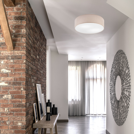 LED-Plafond-Deckenleuchte VIVIAN 2xE27 Beige LM-2.207 Lamkur