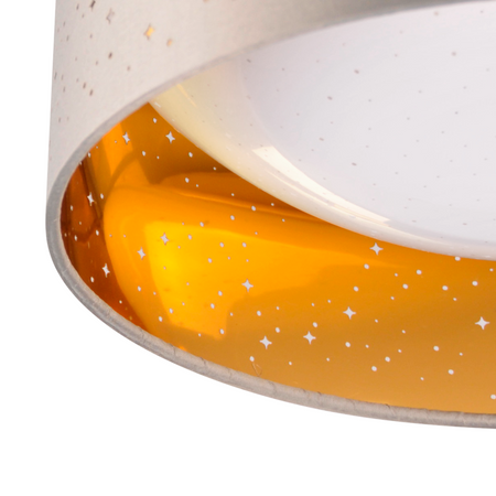 Plafond LED-Deckenleuchte 18W 1850lm 4000K Neutral 120° Weiß Gold Grau Toulouse Sanico Goldlux