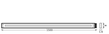 LED Streifen 7.5W 3000K Warm 1.5M Cob Strips Ledvance
