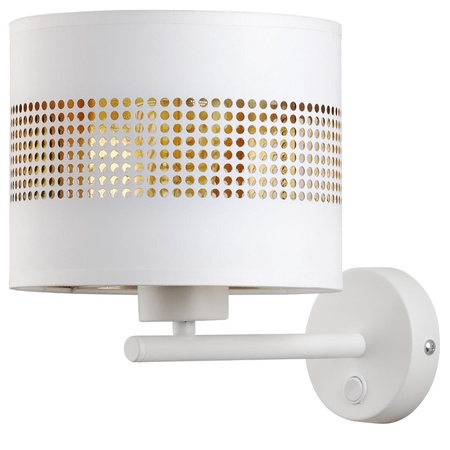 Wandleuchte TAGO WHITE Weiß und Gold Modern E27 3221 TK Lighting