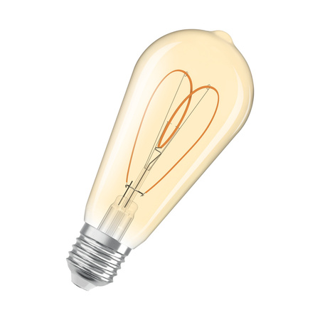 Dekorative LED-Lampe ST64 Edison E27 8W = 60W 806lm 2200K Warm CRI90 300° Amber Dimmbar Vintage 1906 Osram