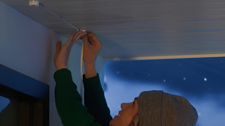 Outdoor-Garten-Girlande 18m IP65 32LED RGB SMART Smart Bluetooth ZigBee Weiß und Farbe Ambiente Festavia Philips HUE