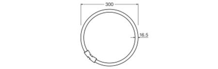 LED-Rad-Leuchtstoffröhre 2GX13 T5 21.5W 2900lm 3000K Warm 120° Ledvance