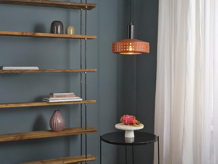 Dekorative Decke Pendelleuchte E27 Überhang Braun Lehm Dekor Ledvance