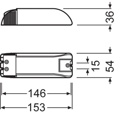 Halogen-Stromversorgung Phasenregler Dimmer 50-150W 11,4-11,5V OSRAM Compact