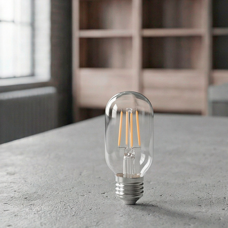 LED-Lampe E27 T45 FILAMENT 4W = 40W 470LM 3000K warmweiß 360° Dekorativ LUMILED