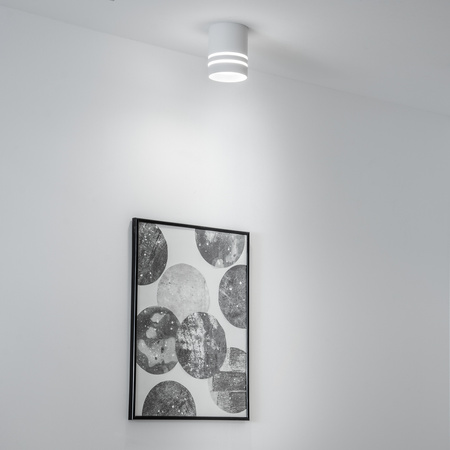 Aufputz HALOGEN Spot Tuba Beweglich ARISA GU10 LUMILED Rund Weiß 80mm