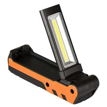 Wiederaufladbare Werkstatt-Taschenlampe faltbar LED COB 400lm PowerBank Magnet USB-Halterung LB0188 LIBOX