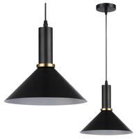 Masterled E27 Schwarz Weiß Kupfer Olena Hängeleuchte