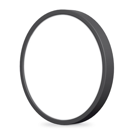 Plafond LED-Deckenleuchte Aufbauleuchte 20W 2500lm 4000K Neutral Schwarz Videx