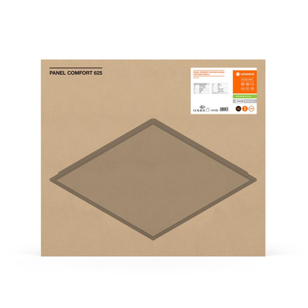 LED-Panel Büroleuchte Deckenleuchte 33W 4320lm 4000K Neutral Dimmbar Anbau Weiß 62x62cm UGR19 Komfort Ledvance