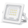 LED Fluter 10W 900lm 5000K IP65 Weiß VIDEOX LUCA