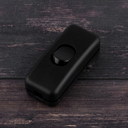 Schalter Wippenschalter für Kabel mit Schnappverschluss Weiß LUMILED