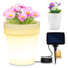 LED Solar Gartenlampe Weiß BLUMENTOPF 4000K neutral GOLDLUX (Polux)