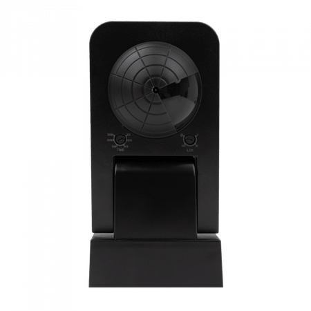 PIR Bewegungs- und Dämmerungssensor IP44 Aufputz Schwarz 20m 360° CP Ecolight